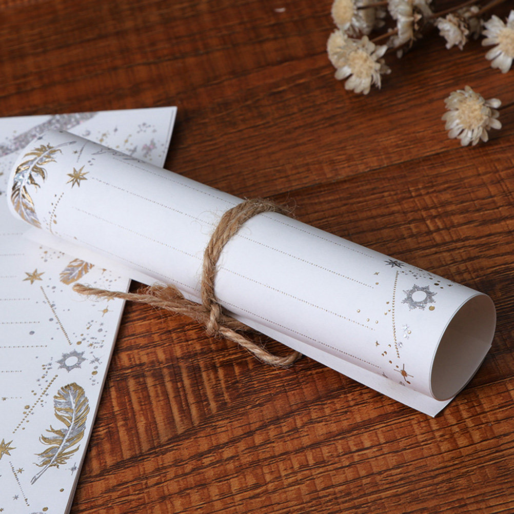 Letter Envelope Kraft - 1 Juego de Papel para Invitaciones