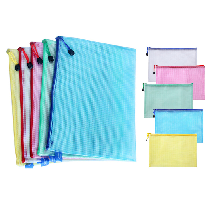 Portfolio Folder Zip - Bolsa de almacenamiento de papelería A4/A5,