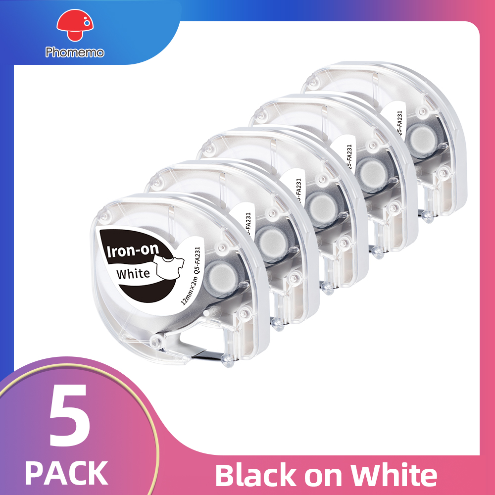 Label Printer Tape - Paquete de 3/5 cintas de etiquetas