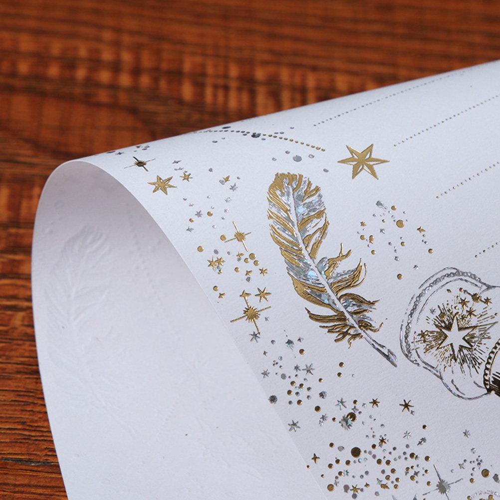 1 Juego de Papel para Invitaci - Letter Envelope Kraft reseña y precio