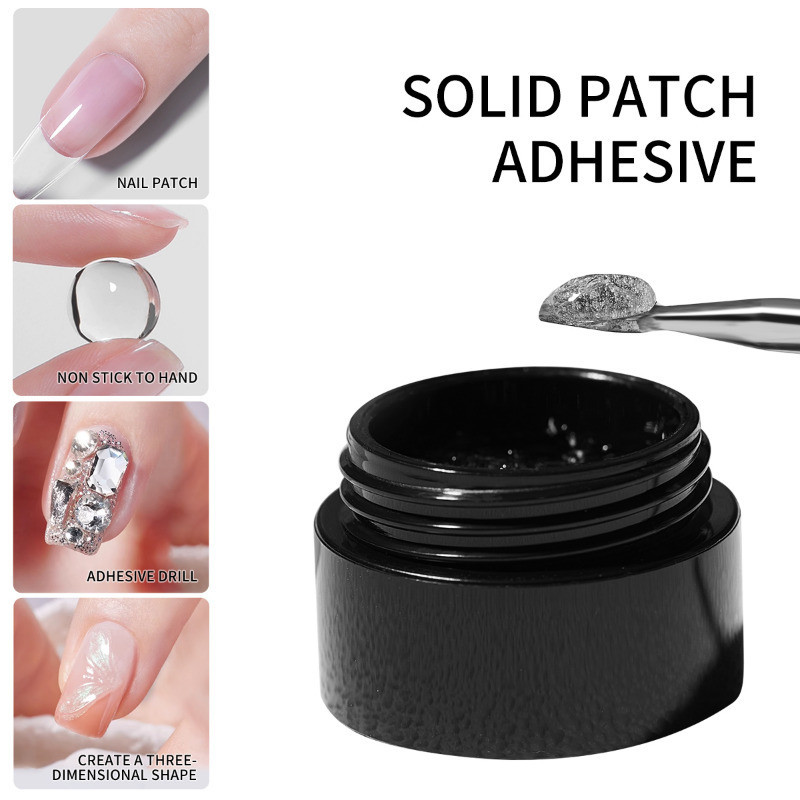 3 unids/set puntas de uñas sól - Glue Stick Pack reseña y precio