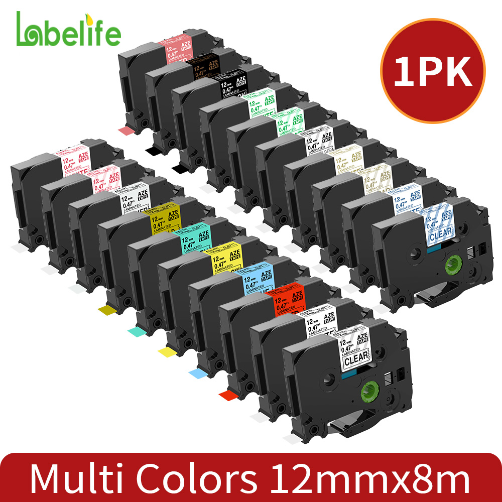 Cinta de etiquetas laminada de - Label Printer Tape reseña y precio