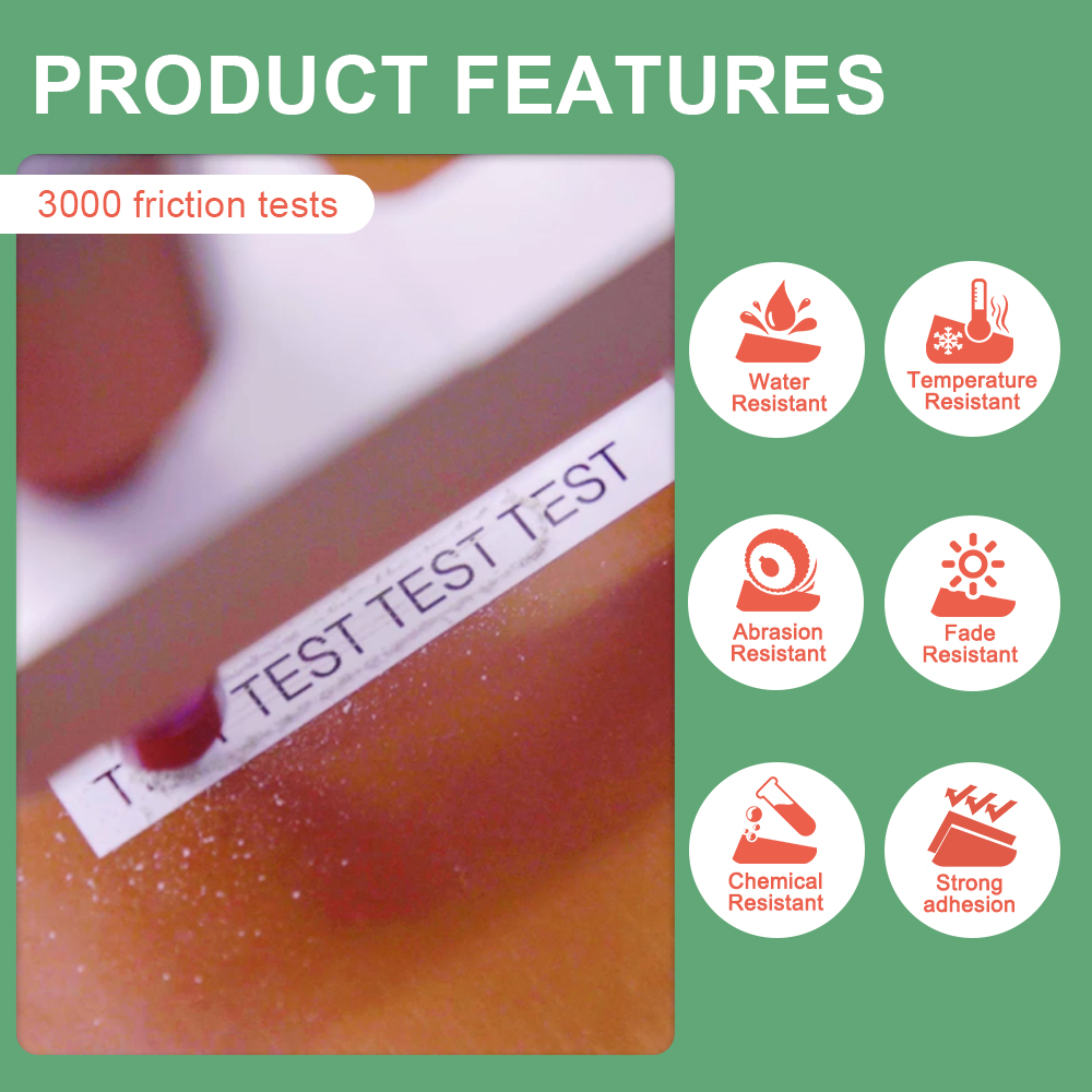 Cinta de etiquetas laminada de - Label Printer Tape reseña y precio