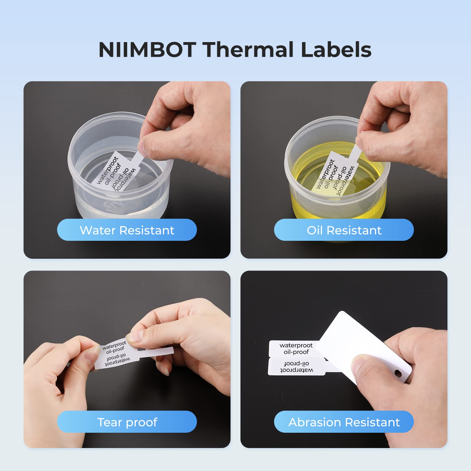 Etiquetas de cable de color Ni - Label Printer Tape reseña y precio