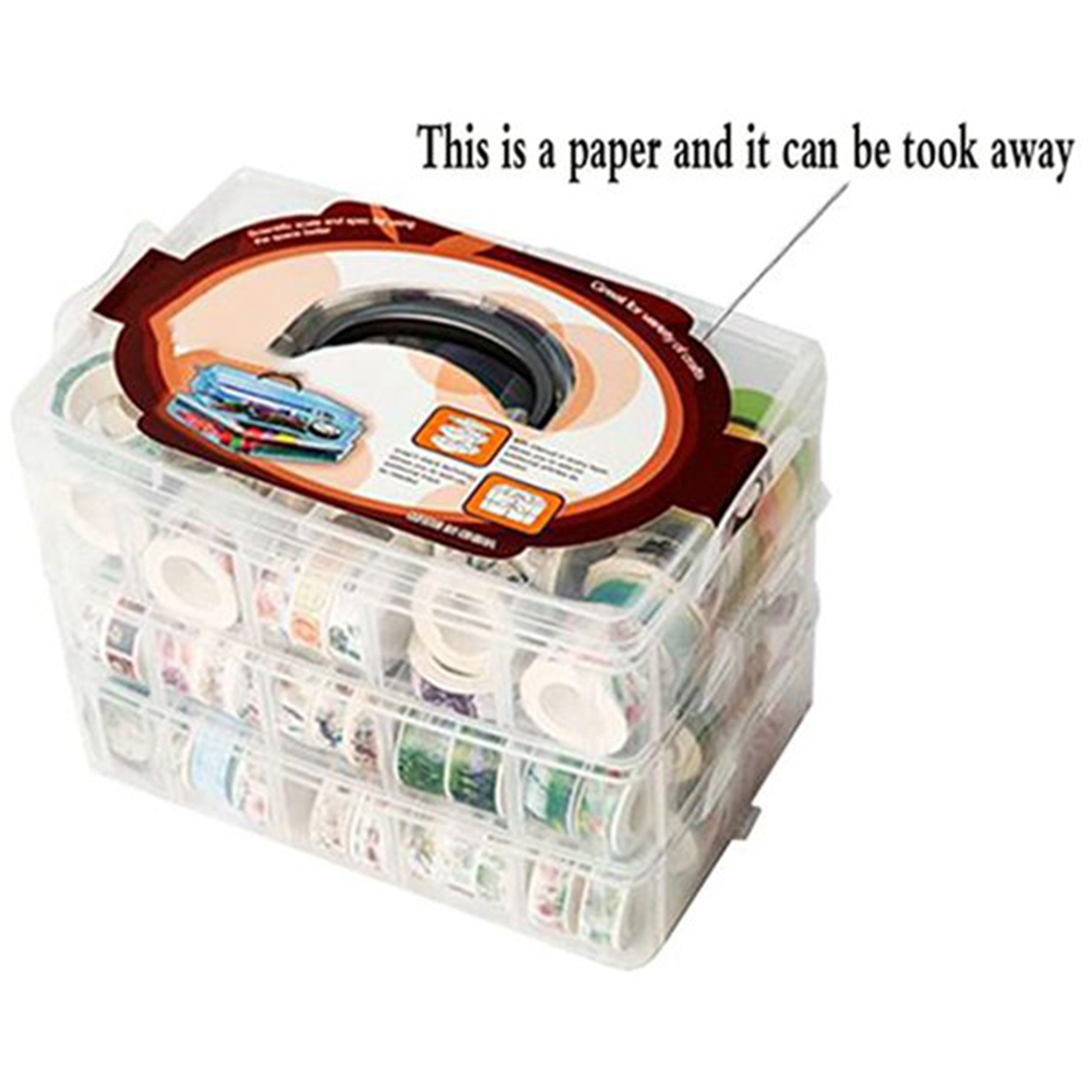 Caja de Almacenamiento Transpa - Washi Tape Set reseña y precio