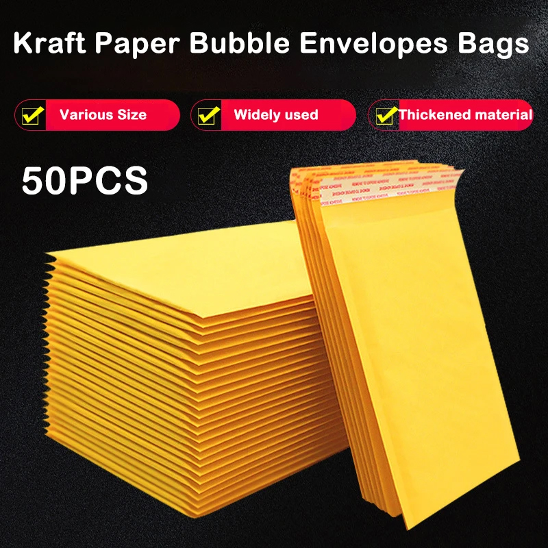 50 Uds. De sobres de burbujas  - Letter Envelope Kraft reseña y precio