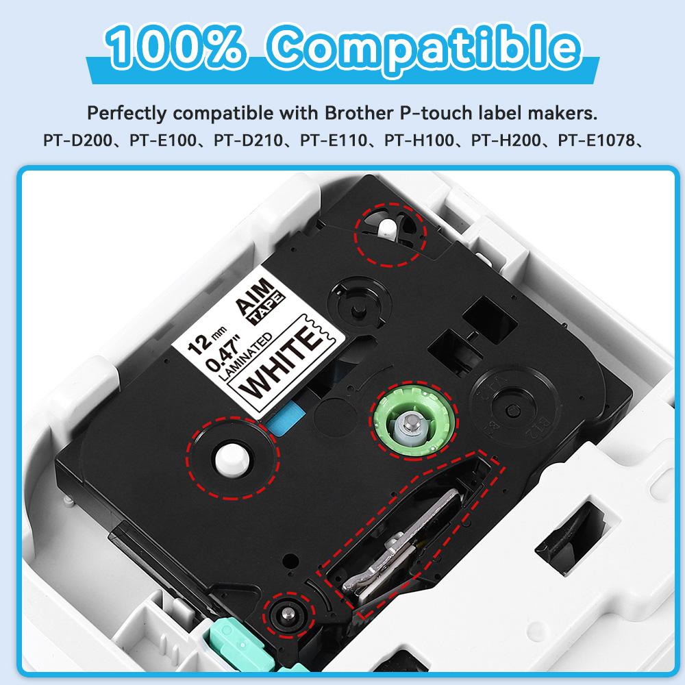 Cinta de etiquetas TZE231 221  - Label Printer Tape reseña y precio