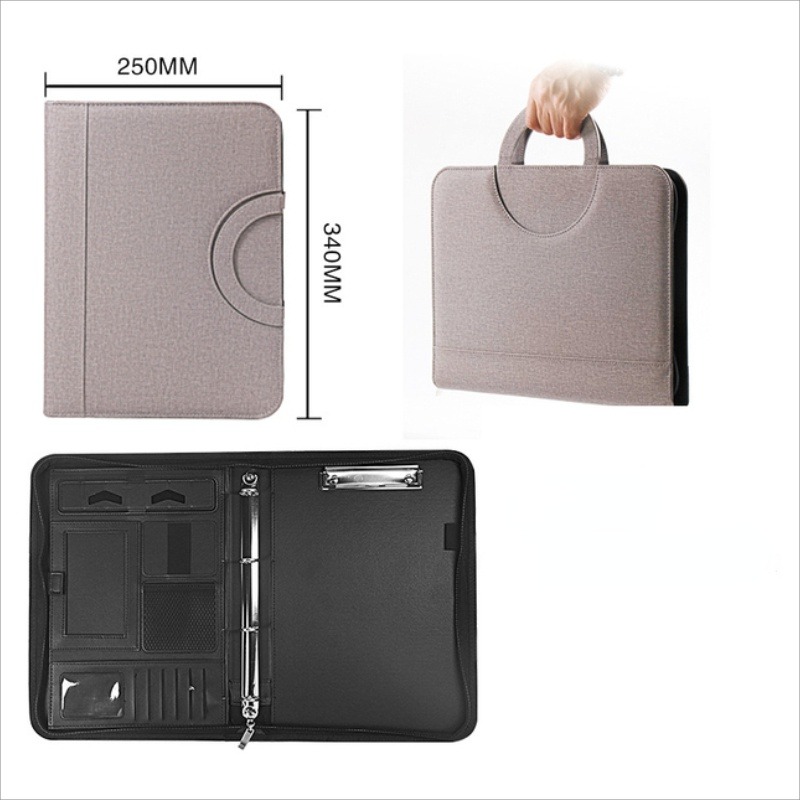 Carpeta de archivos con cremal - Portfolio Folder Zip reseña y precio